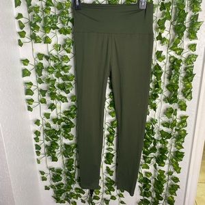 military green fabletics leggings